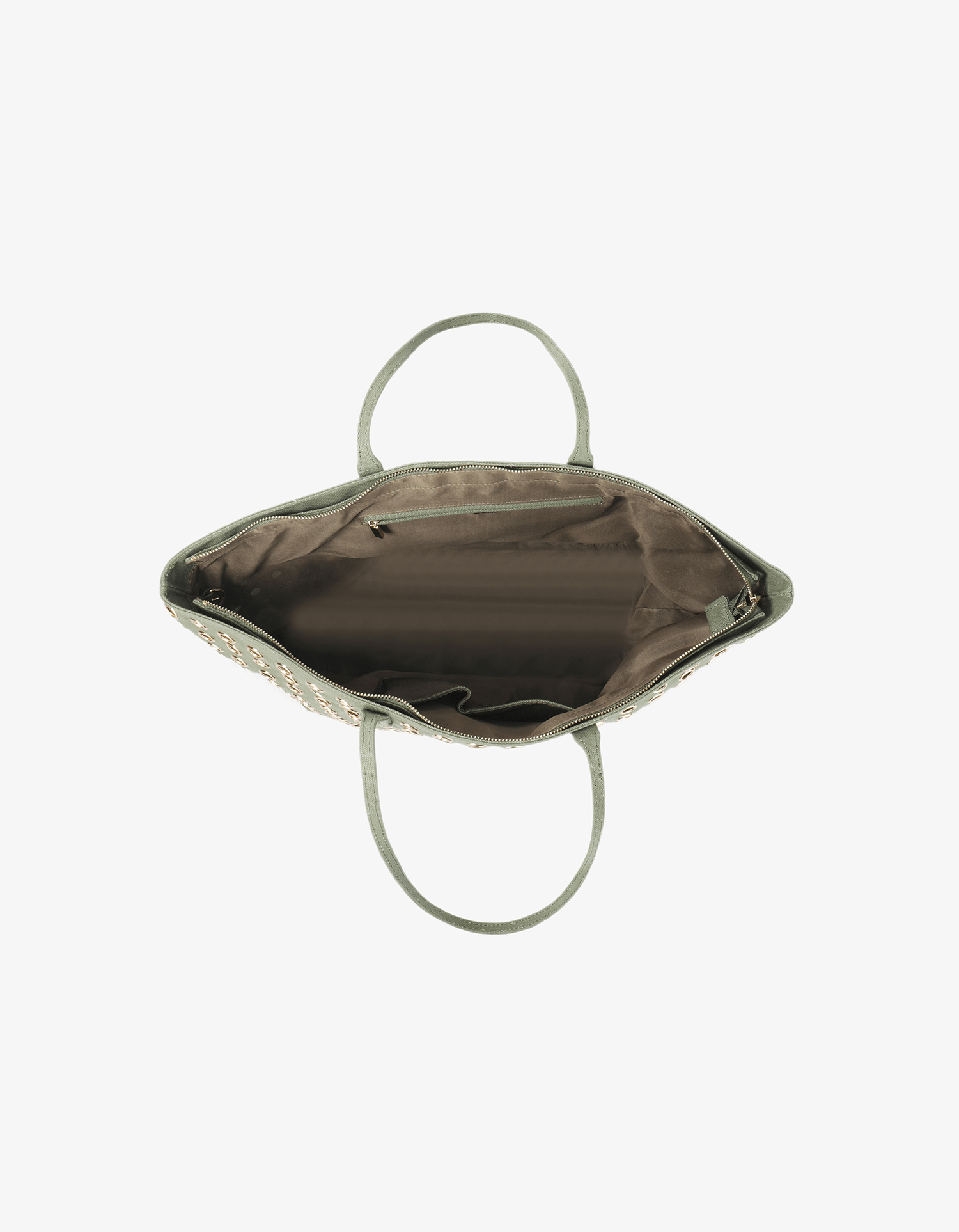 OYA GROMMET CANVAS TOTE OLIVE - REMI/REID