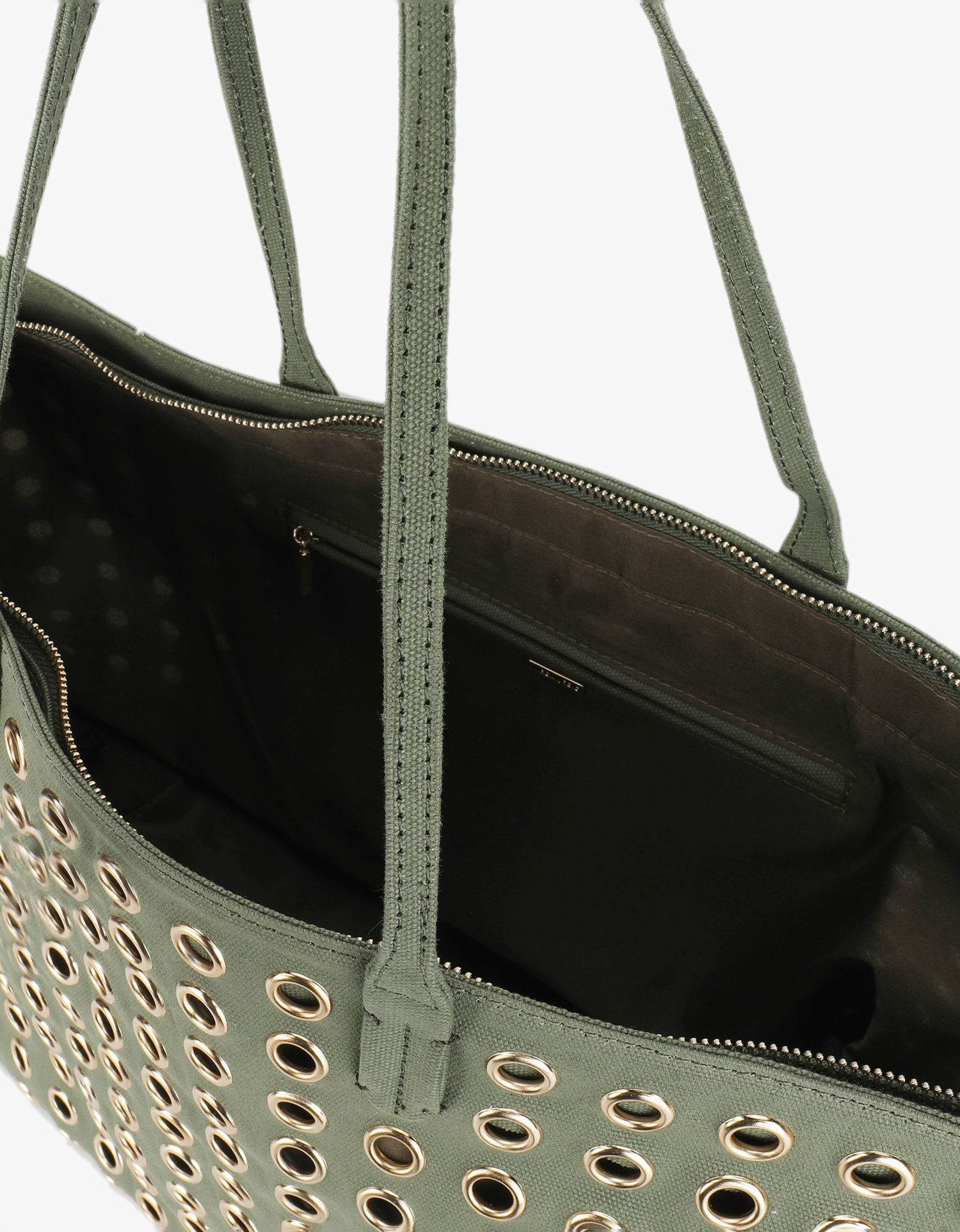 OYA GROMMET CANVAS TOTE OLIVE - REMI/REID
