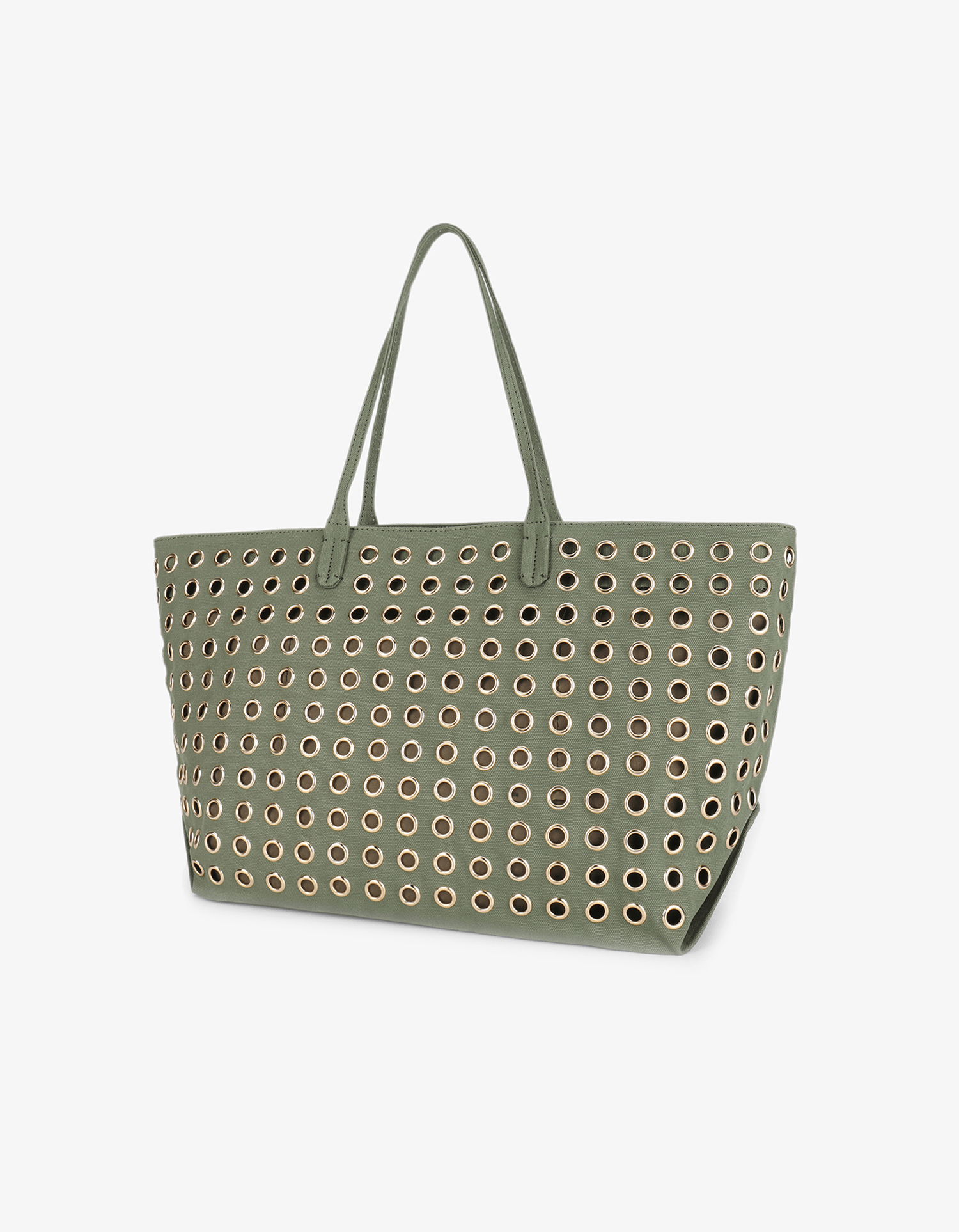 OYA GROMMET CANVAS TOTE OLIVE - REMI/REID