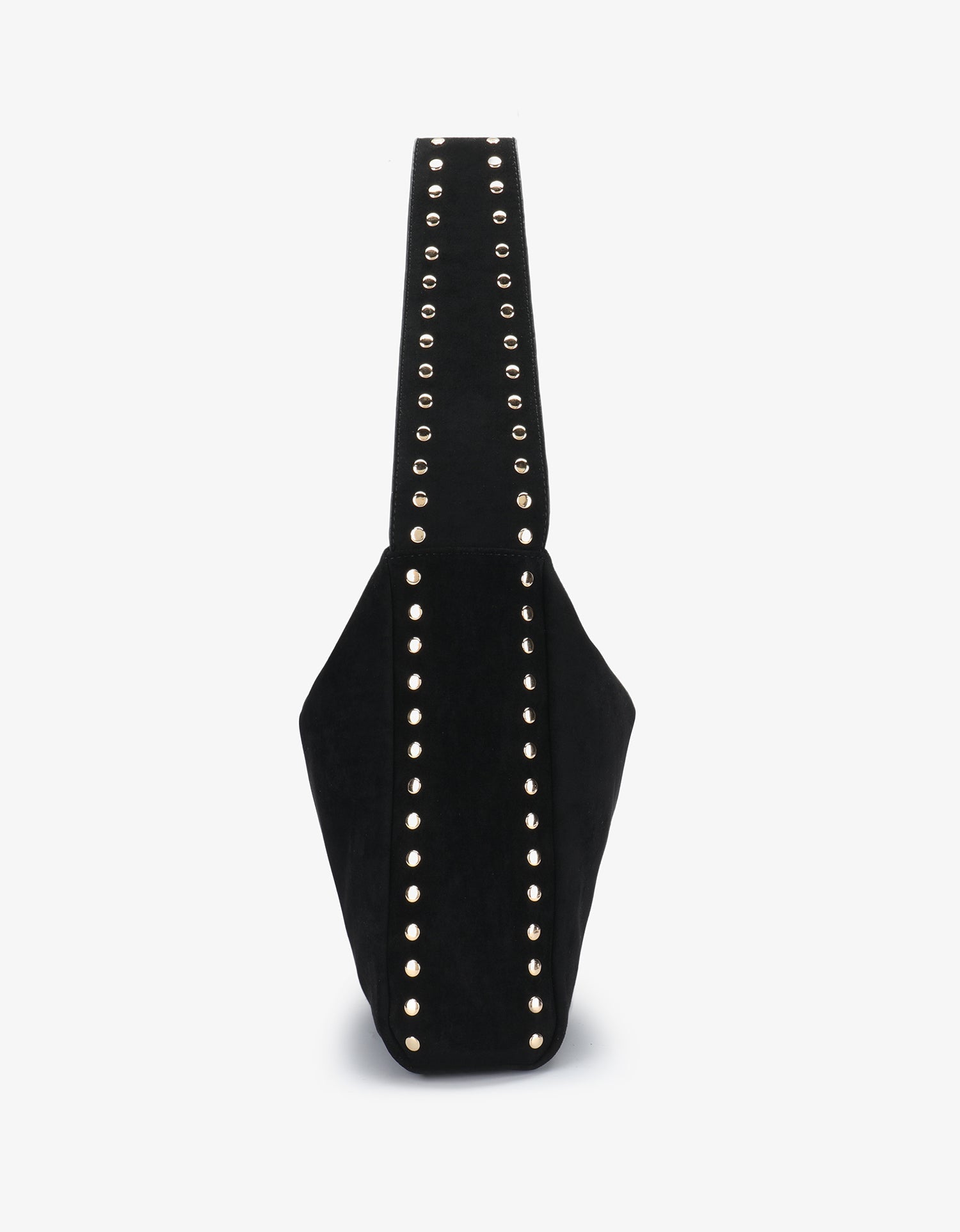 PASCAL SHOULDER STUDDED FAUX SUEDE BLACK - REMI/REID