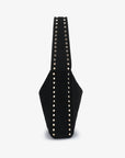 PASCAL SHOULDER STUDDED FAUX SUEDE BLACK - REMI/REID