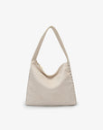 PASCAL SHOULDER STUDDED FAUX SUEDE CREAM - REMI/REID