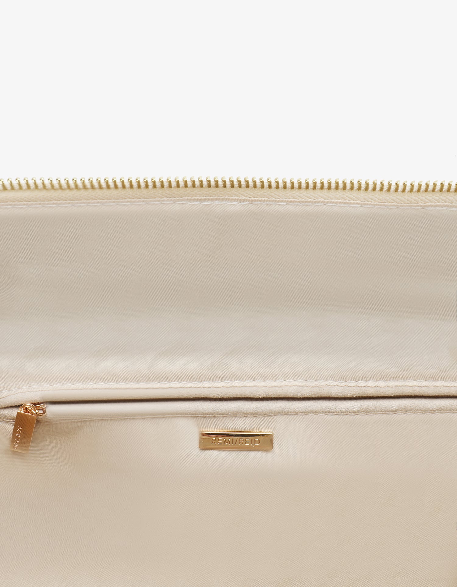 PASCAL SHOULDER STUDDED FAUX SUEDE CREAM - REMI/REID