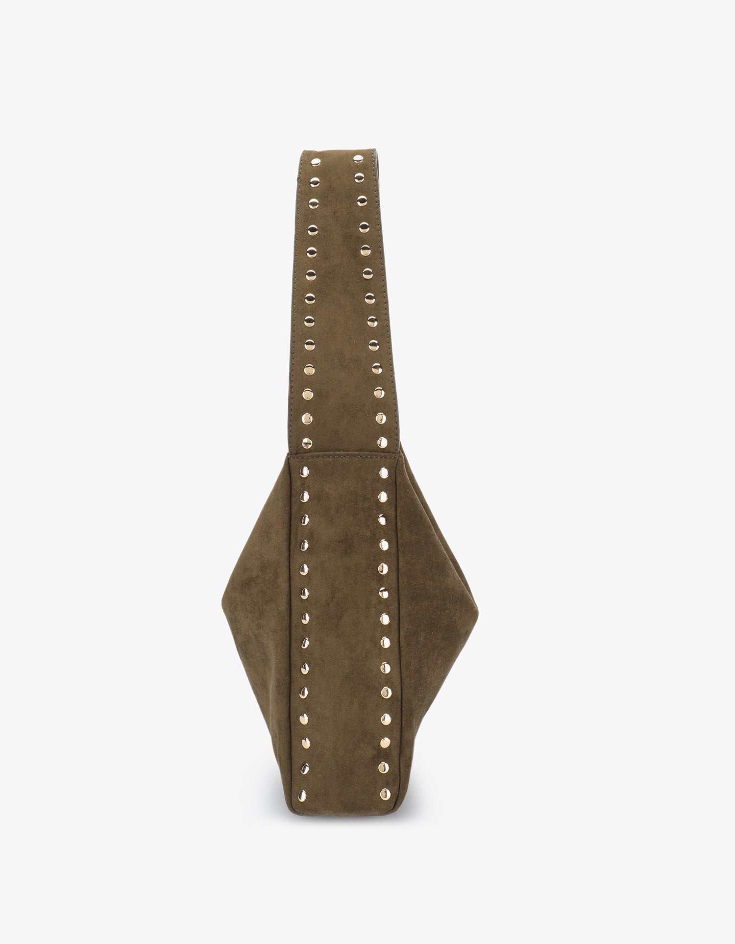 PASCAL SHOULDER STUDDED FAUX SUEDE OLIVE - REMI/REID