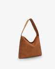 PASCAL SHOULDER STUDDED FAUX SUEDE TAN - REMI/REID