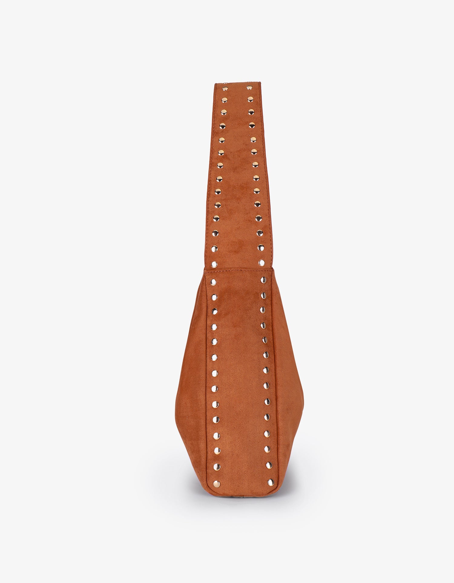 PASCAL SHOULDER STUDDED FAUX SUEDE TAN - REMI/REID