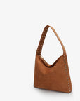 PASCAL SHOULDER STUDDED FAUX SUEDE TAN - REMI/REID