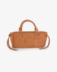 PEPPER MINI SATCHEL FAUX SUEDE CAMEL - REMI/REID