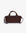 PEPPER MINI SATCHEL FAUX SUEDE CHOCOLATE - REMI/REID