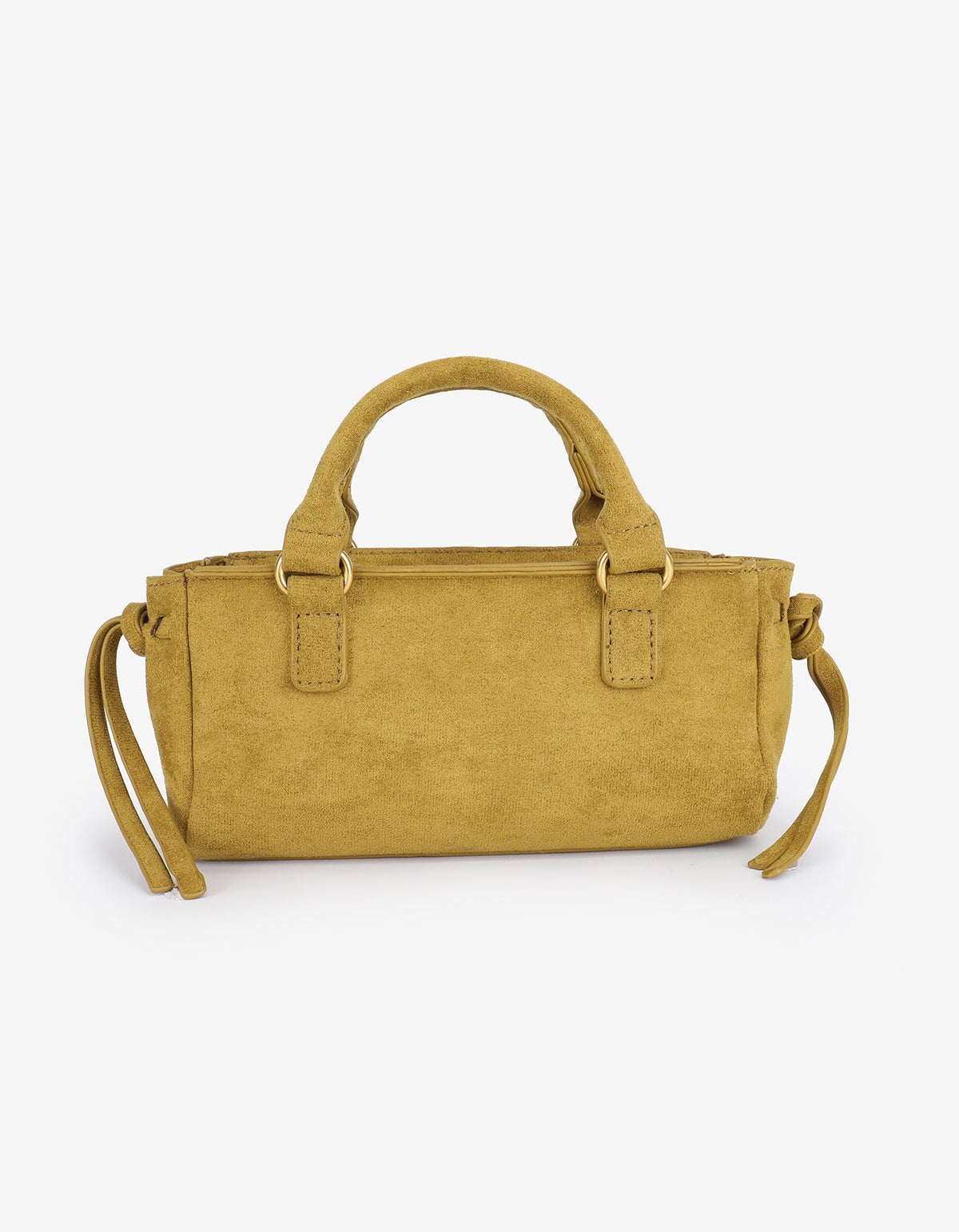 PEPPER MINI SATCHEL FAUX SUEDE DARK CHARTRUESE - REMI/REID