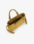PEPPER MINI SATCHEL FAUX SUEDE DARK CHARTRUESE - REMI/REID