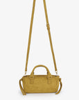 PEPPER MINI SATCHEL FAUX SUEDE DARK CHARTRUESE - REMI/REID