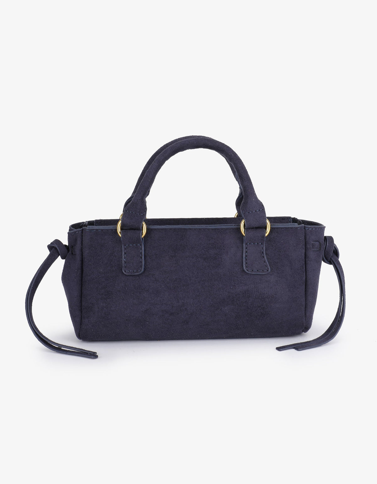 PEPPER MINI SATCHEL FAUX SUEDE NAVY - REMI/REID