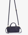 PEPPER MINI SATCHEL FAUX SUEDE NAVY - REMI/REID