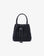 PERRIE BUCKET MINI WOVEN SQUARE BLACK - REMI/REID