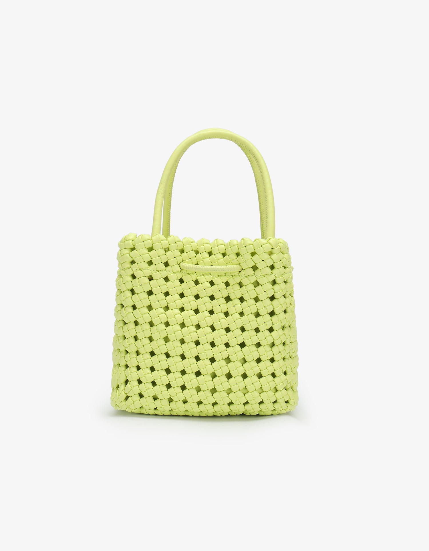 PERRIE BUCKET MINI WOVEN SQUARE CITRUS - REMI/REID