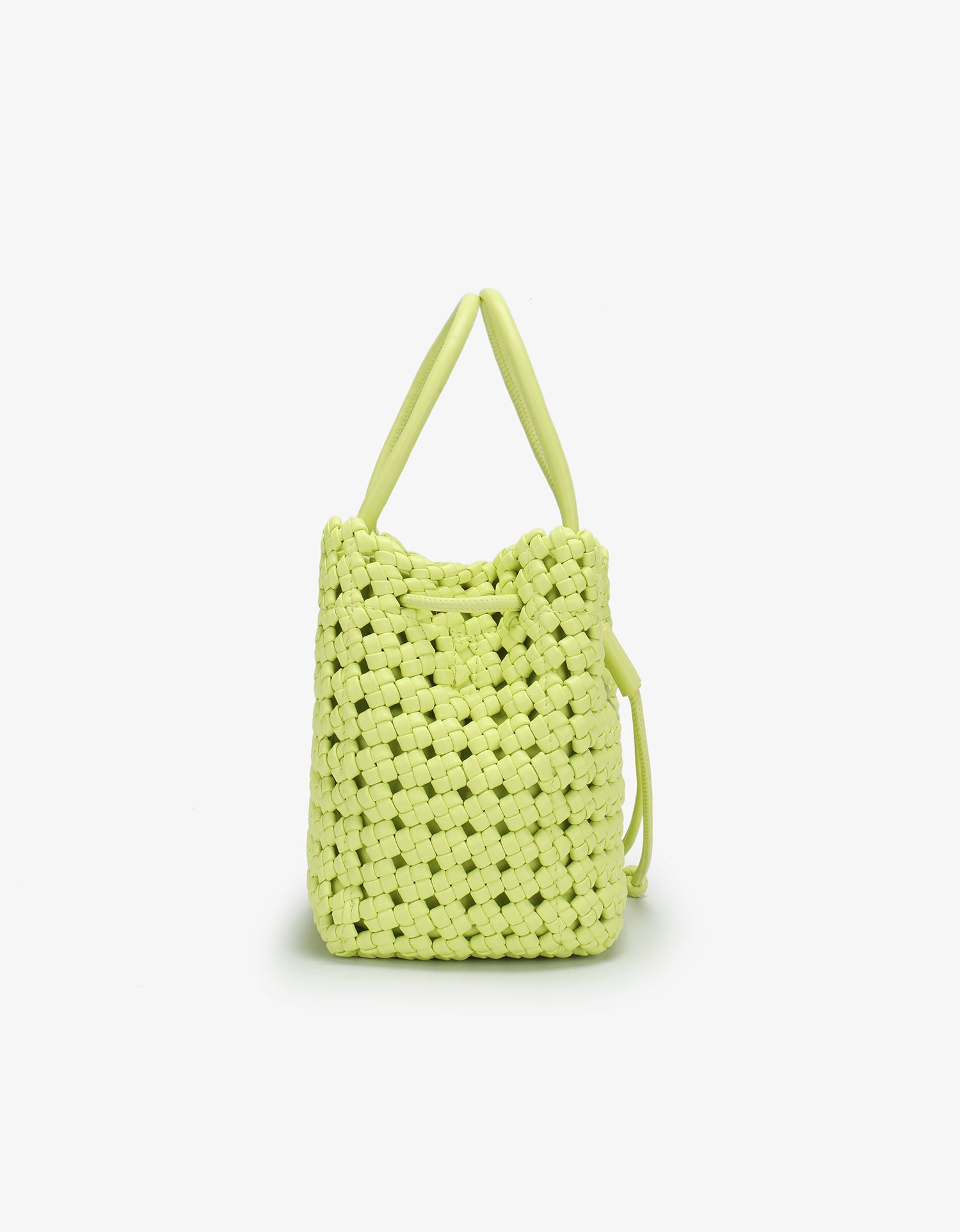PERRIE BUCKET MINI WOVEN SQUARE CITRUS - REMI/REID