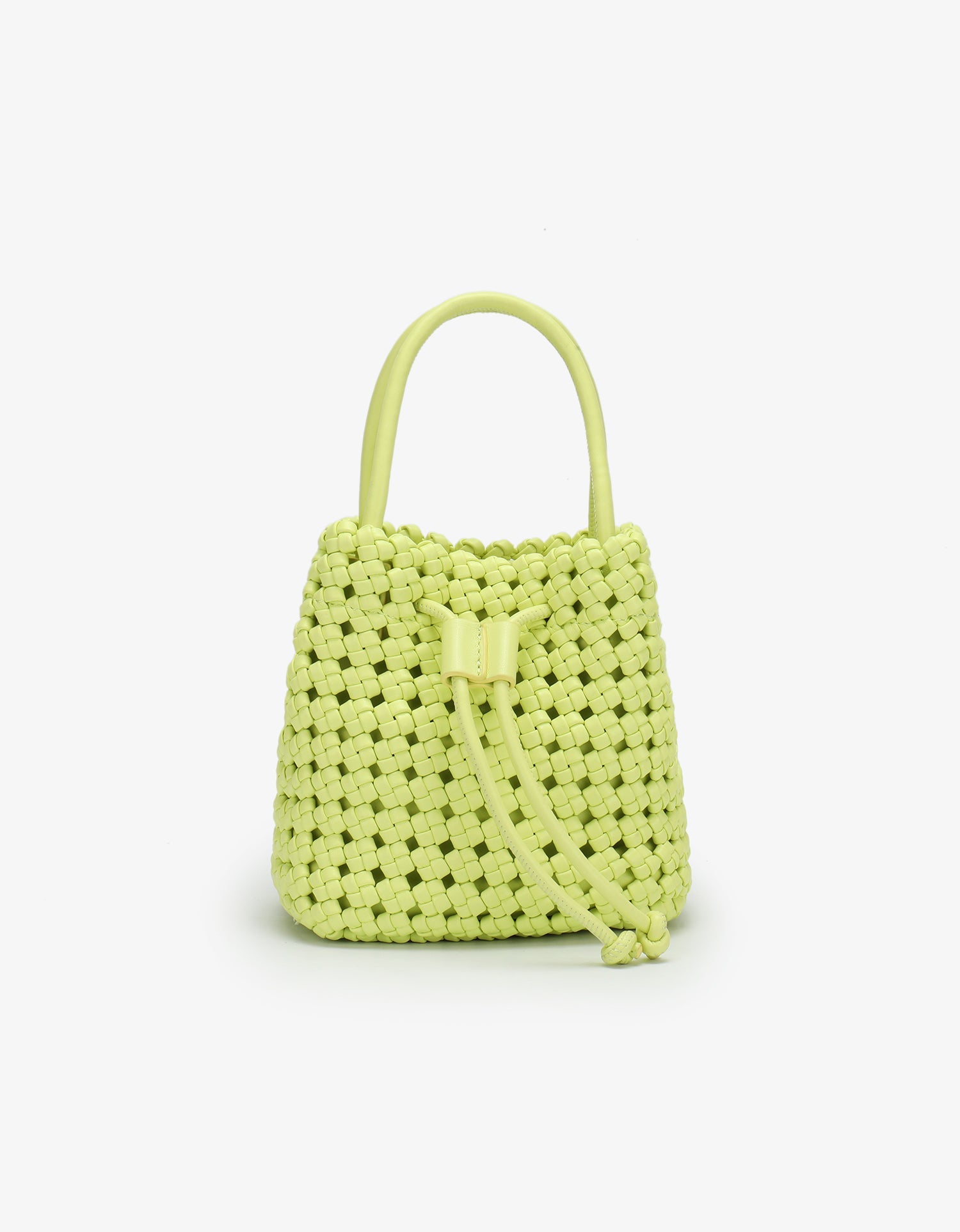 PERRIE BUCKET MINI WOVEN SQUARE CITRUS - REMI/REID