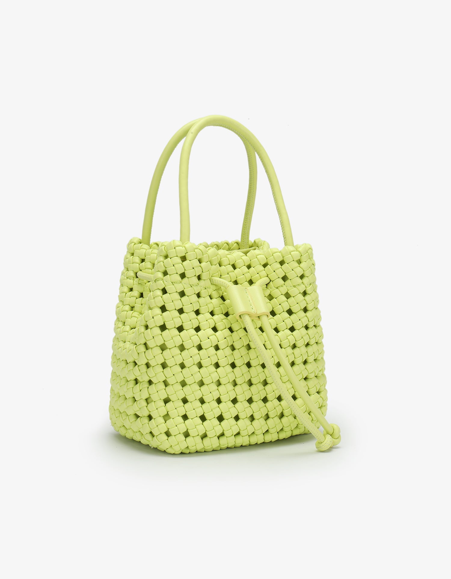 PERRIE BUCKET MINI WOVEN SQUARE CITRUS - REMI/REID