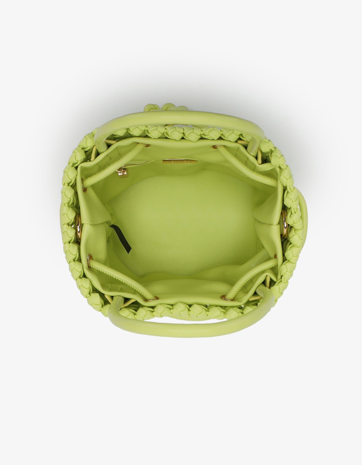 PERRIE BUCKET MINI WOVEN SQUARE CITRUS - REMI/REID