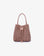 PERRIE BUCKET MINI WOVEN SQUARE LIGHT TAN - REMI/REID