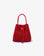 PERRIE BUCKET MINI WOVEN SQUARE RED - REMI/REID