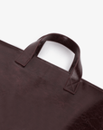 PLAISIR TOTE WAXED OXBLOOD - REMI/REID