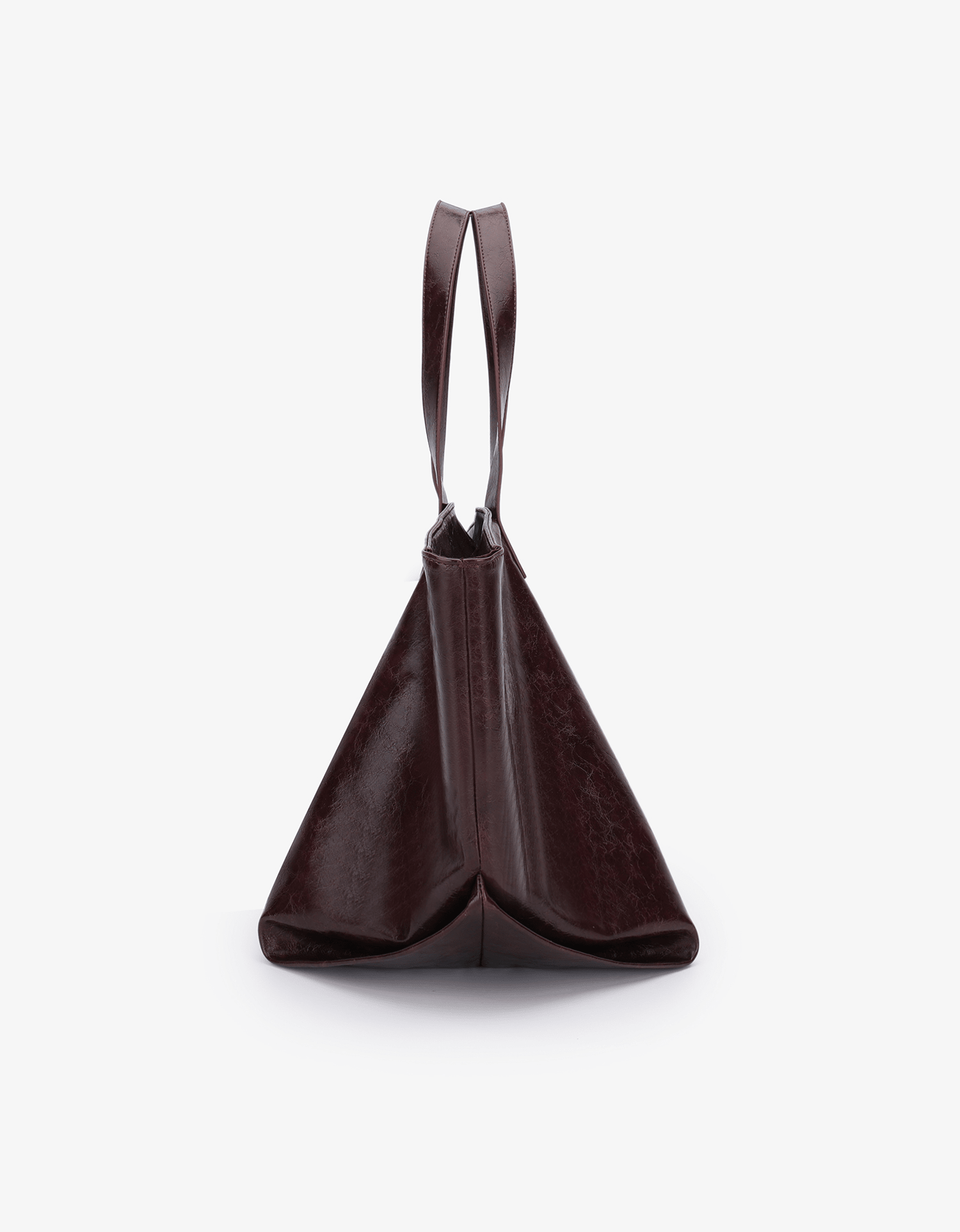 PLAISIR TOTE WAXED XL OXBLOOD - REMI/REID