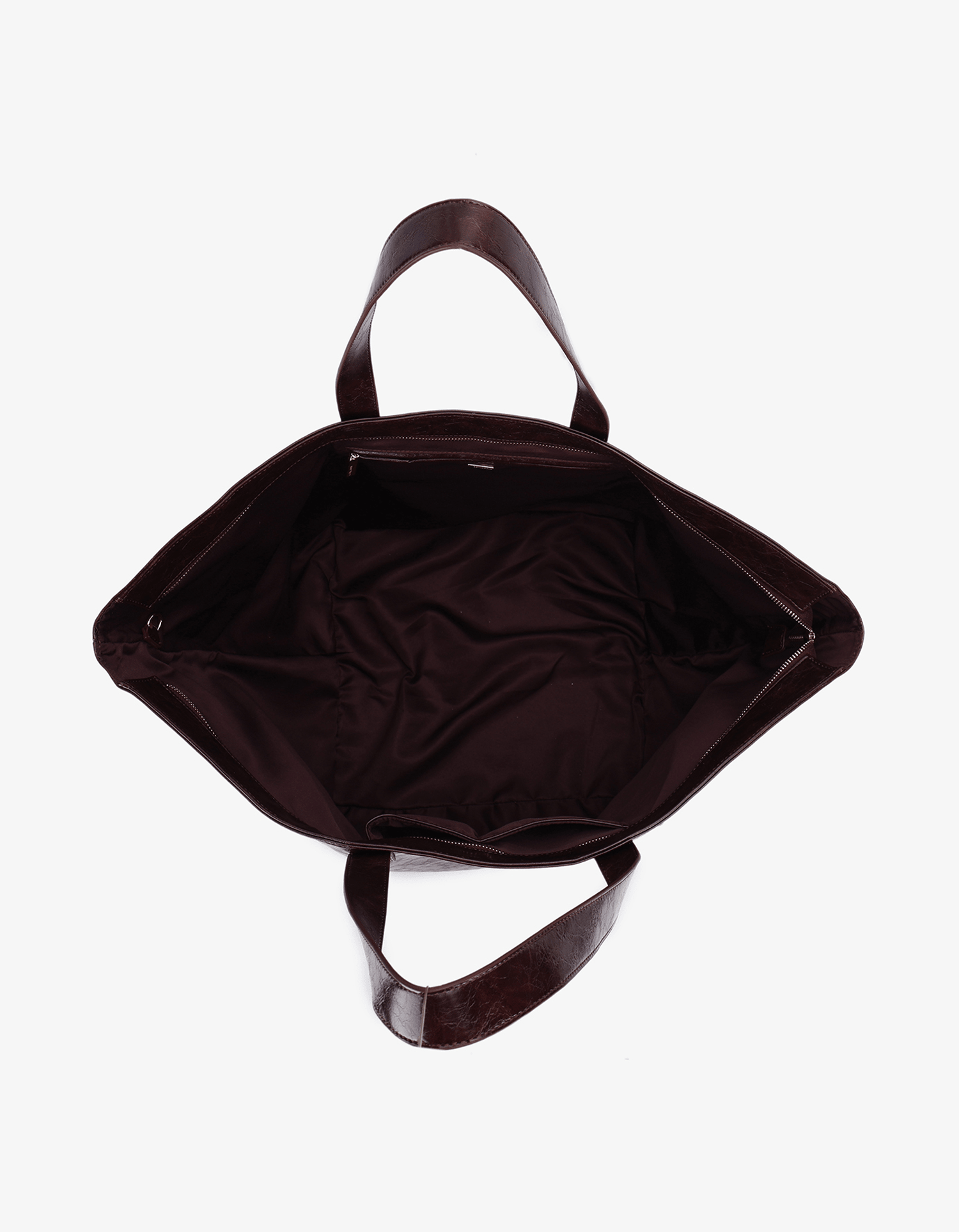PLAISIR TOTE WAXED XL OXBLOOD - REMI/REID