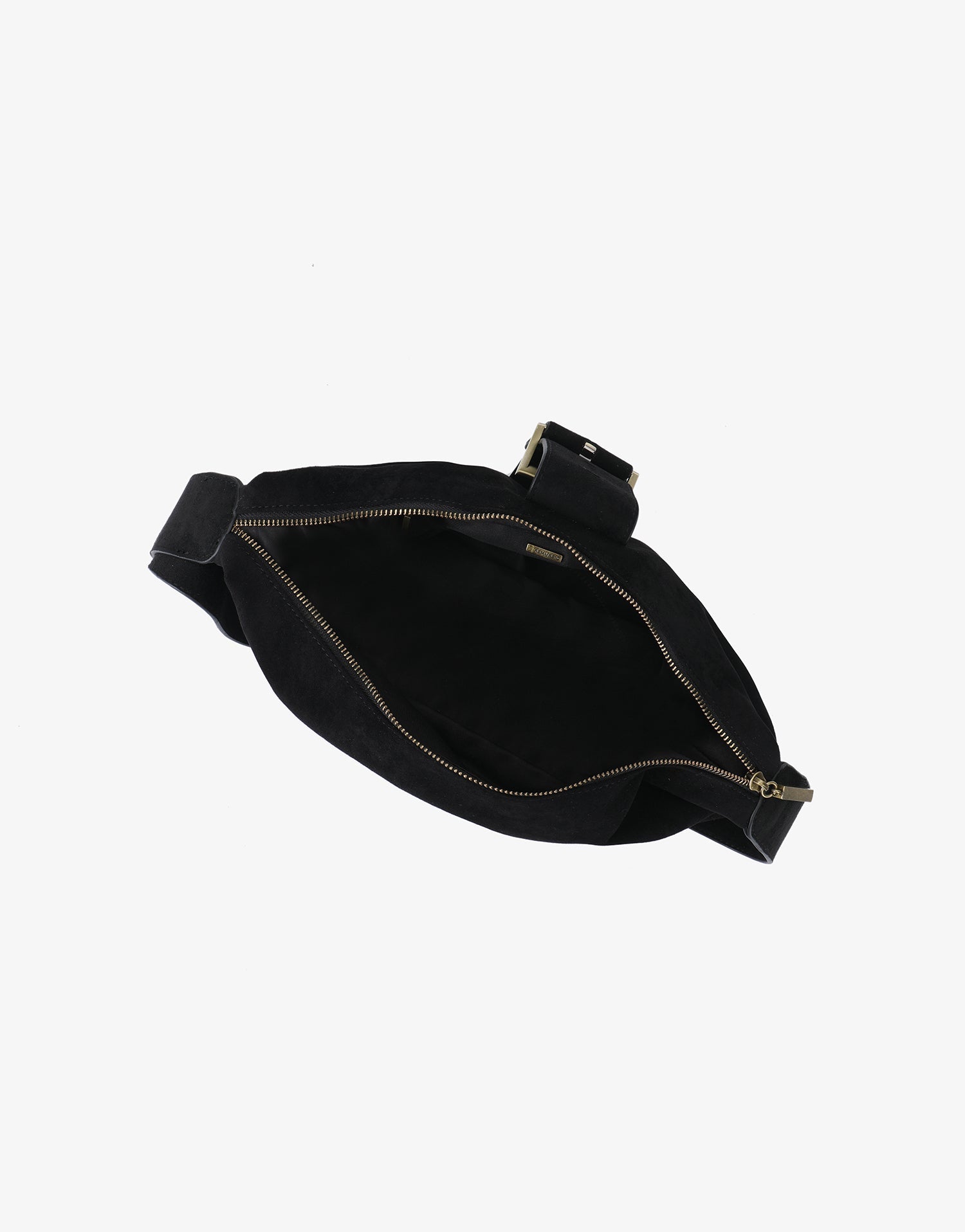 SANA SHOULDER FAUX SUEDE BLACK - REMI/REID