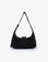 SANA SHOULDER FAUX SUEDE BLACK - REMI/REID