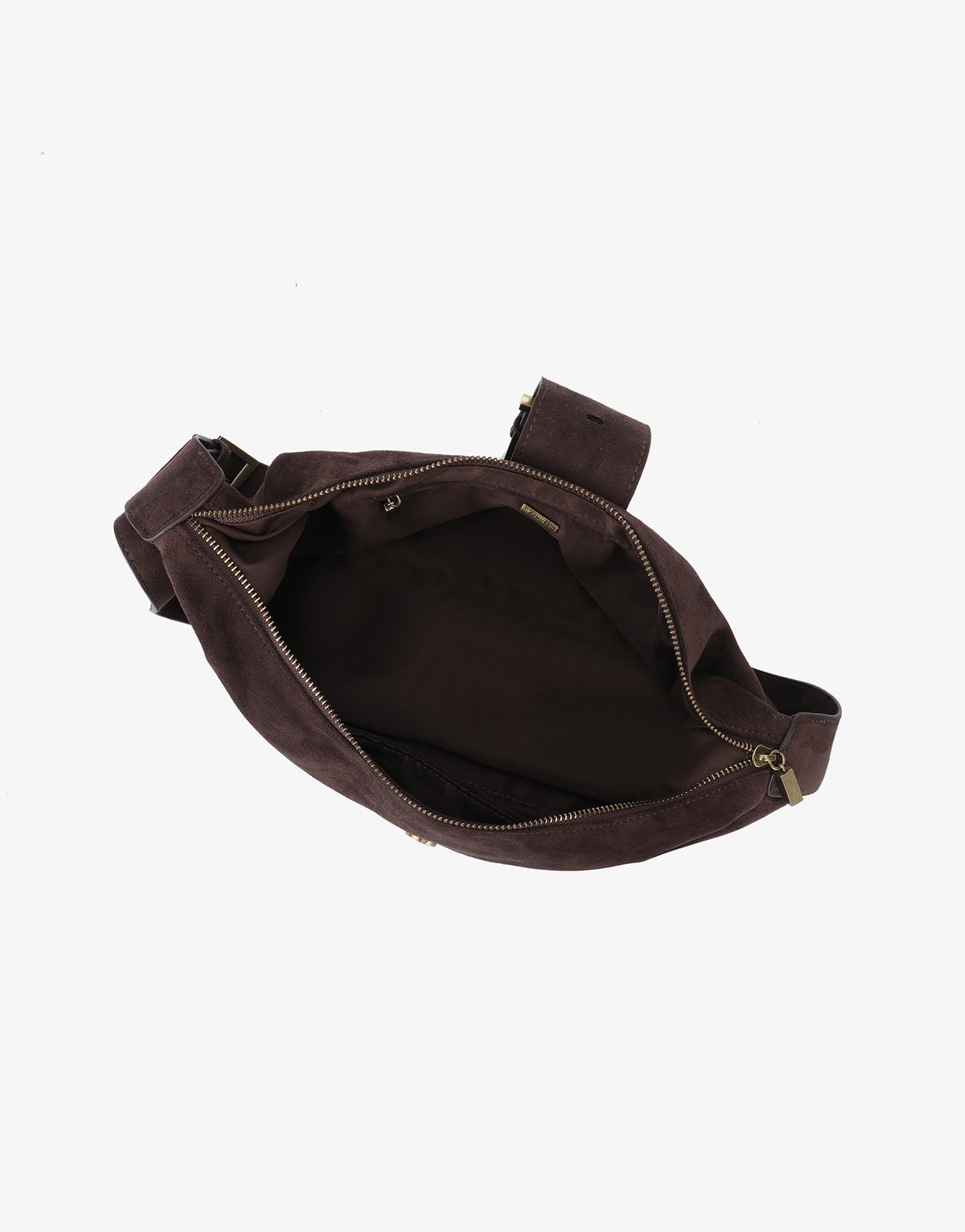 SANA SHOULDER FAUX SUEDE CHOCOLATE - REMI/REID