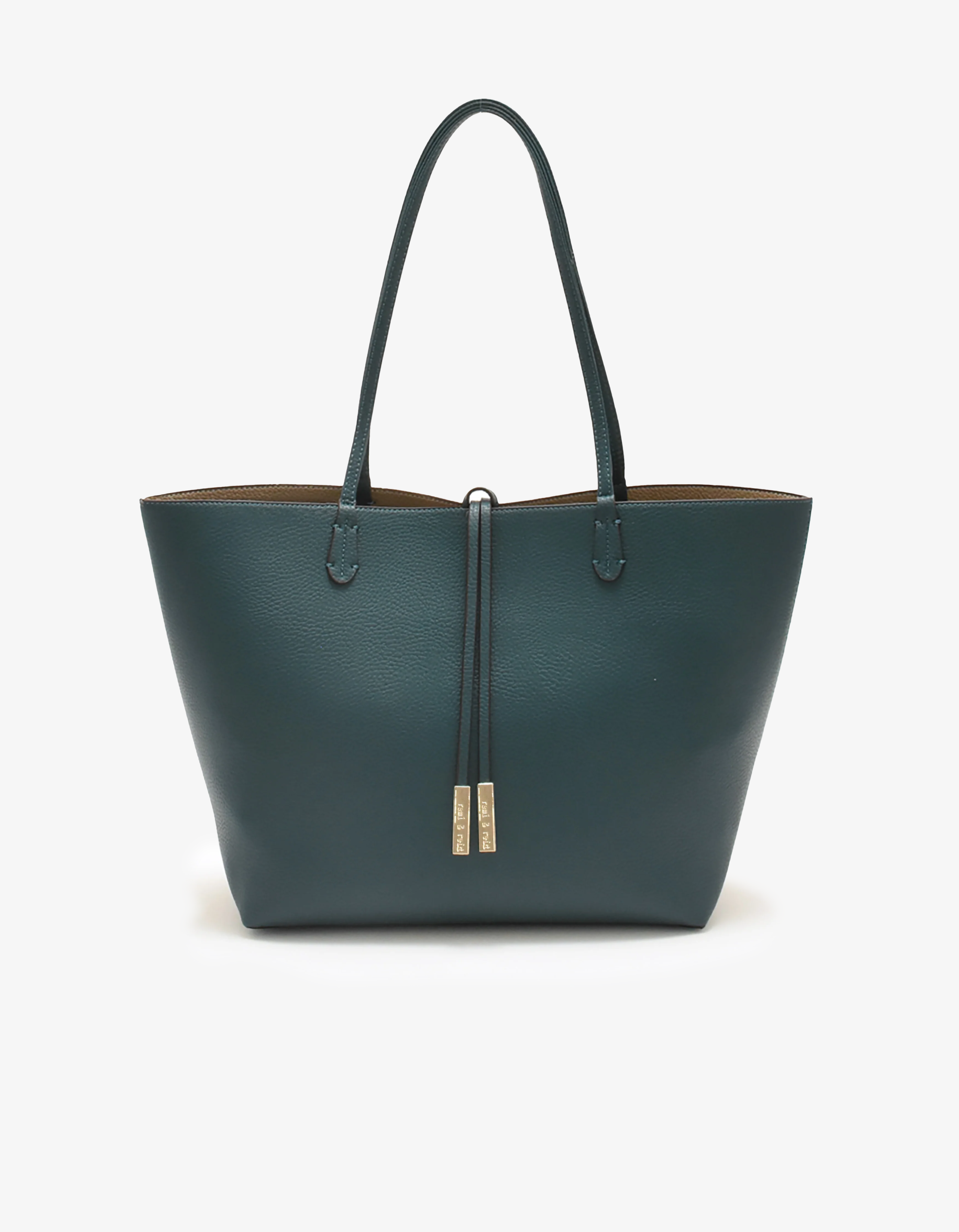 DEPARTURE TOTE TEAL/TAUPE