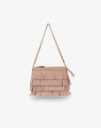 VASSEL FRINGE CLUTCH FAUX SUEDE FOUNDATION - REMI/REID