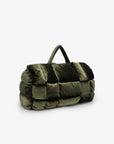 WELBY VELVET PUFFER OVERNIGHTER OLIVE - REMI/REID