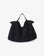 WITT SATCHEL FAUX SUEDE BLACK - REMI/REID