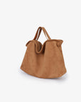 WITT SATCHEL FAUX SUEDE CAMEL - REMI/REID