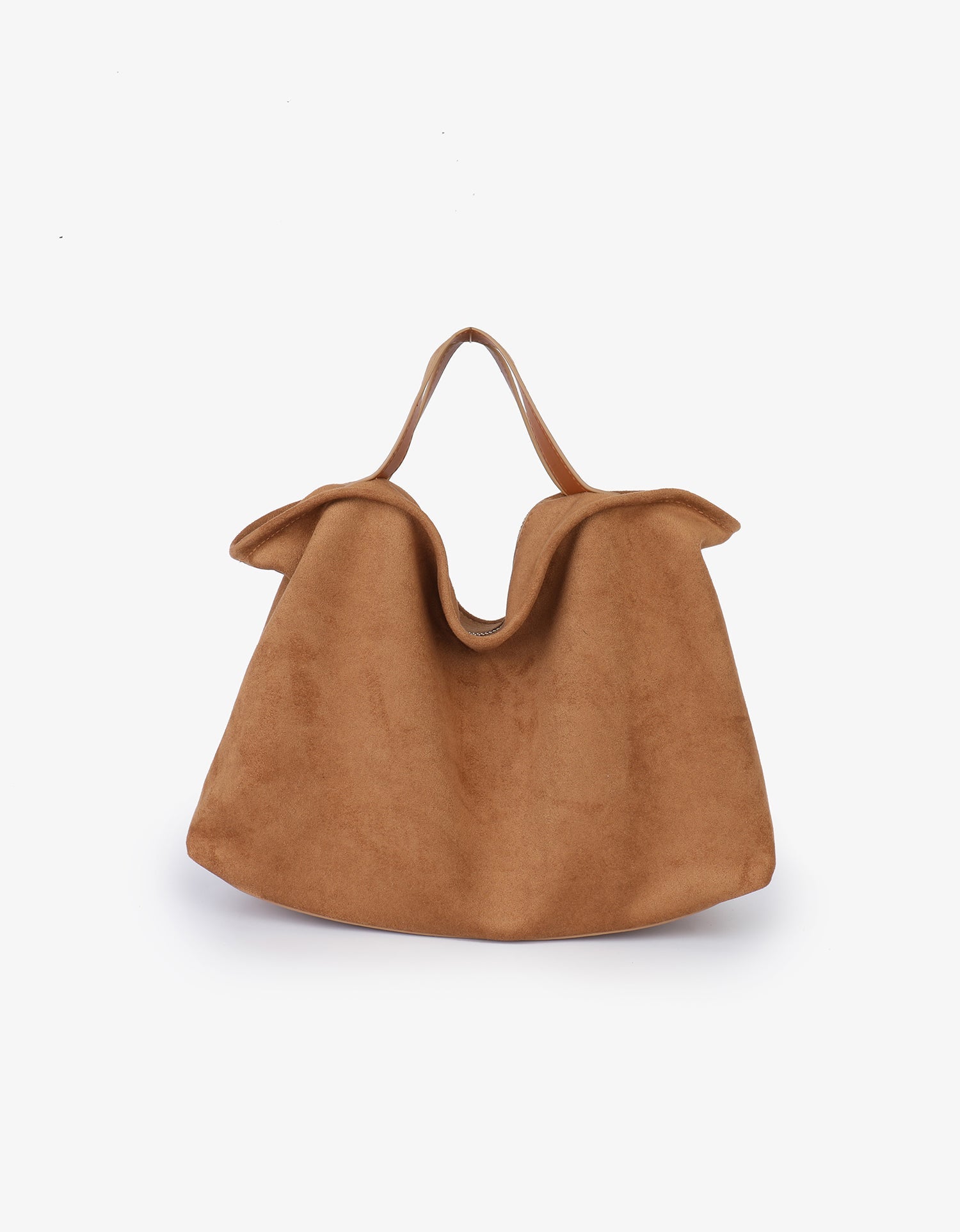 WITT SATCHEL FAUX SUEDE CAMEL - REMI/REID