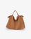 WITT SATCHEL FAUX SUEDE CAMEL - REMI/REID