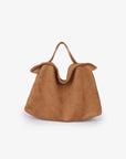 WITT SATCHEL FAUX SUEDE CAMEL - REMI/REID