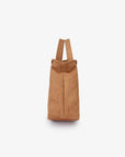 WITT SATCHEL FAUX SUEDE CAMEL - REMI/REID