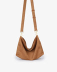 WITT SATCHEL FAUX SUEDE CAMEL - REMI/REID
