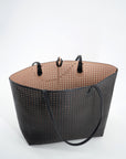 DEPARTURE TOTE PERFORATED SQUARE BLACK/NUDE