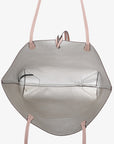 DEPARTURE TOTE COCOA/SILVER