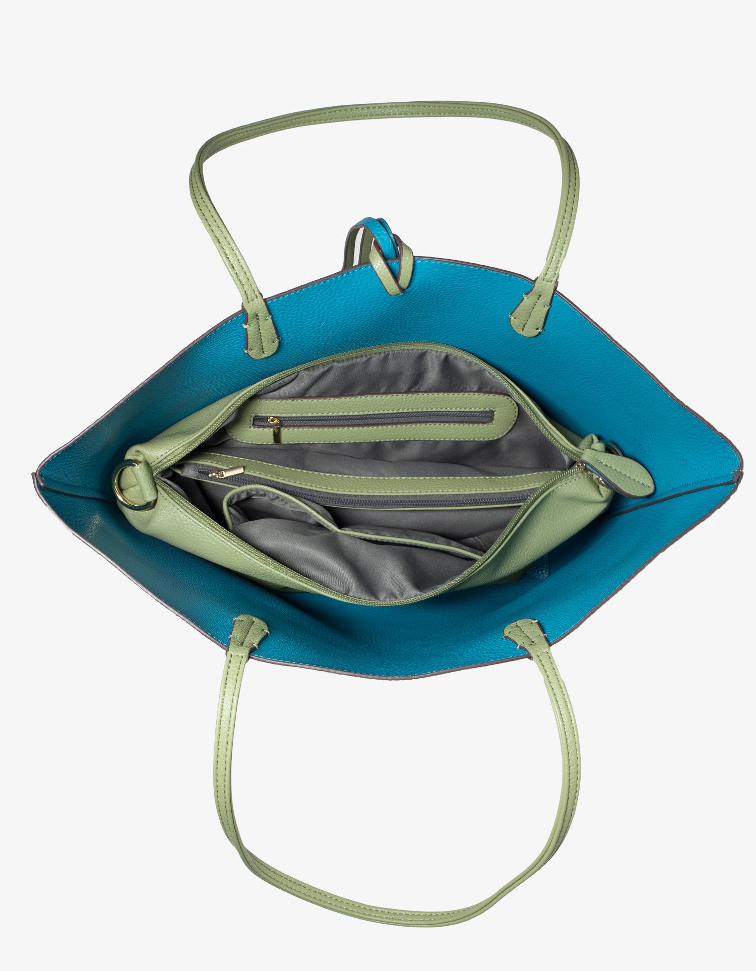 DEPARTURE TOTE SAGE/TEAL