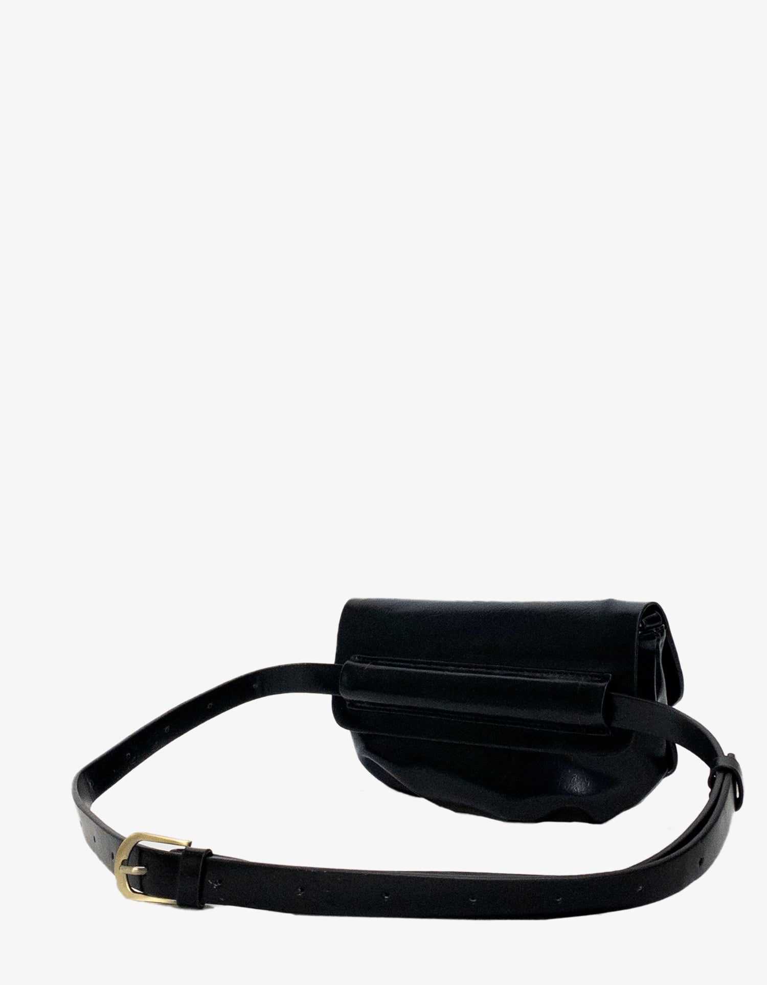 ETTA CONVERTIBLE BELT BAG WAXED BLACK