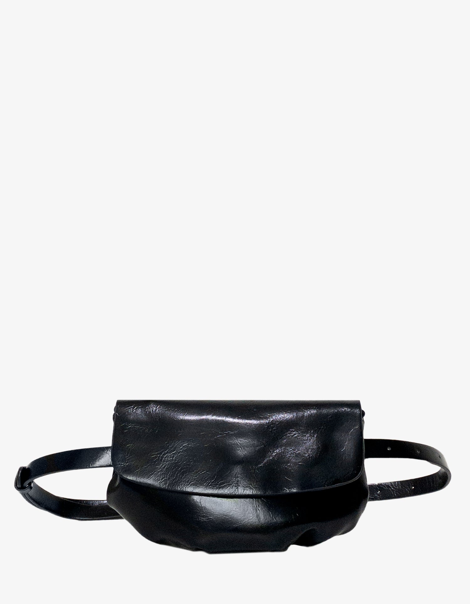 ETTA CONVERTIBLE BELT BAG WAXED BLACK