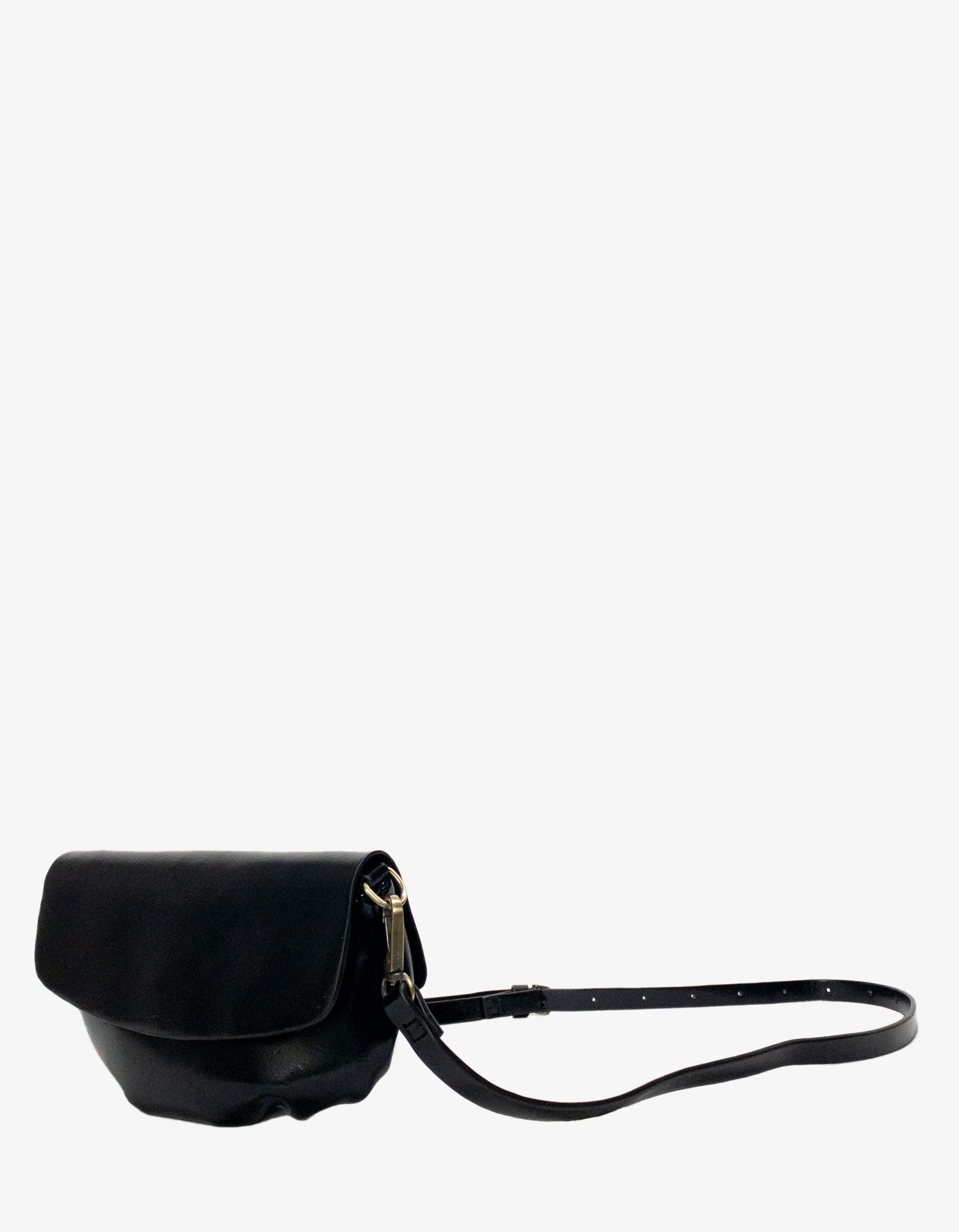 ETTA CONVERTIBLE BELT BAG WAXED BLACK