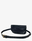 ETTA CONVERTIBLE BELT BAG WAXED NAVY