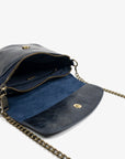 ETTA CONVERTIBLE BELT BAG WAXED NAVY